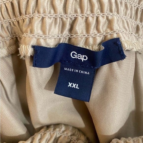 Gap Gold Metallic Stretch Mini Skirt size XXL EUC Plus Sized Skirt - Picture 6 of 6